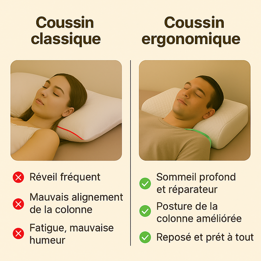 Oreiller Cervical Ergonomique